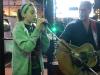 Here’s Bianca singing w/ granddad Jack accompanying her at Johnny’s Open Jam. photo by Larry Testerman.